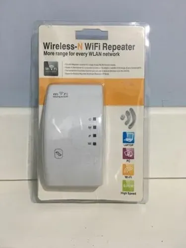 Aparelho Amplificador e Repetidor de Sinal Wi fi, entregamos