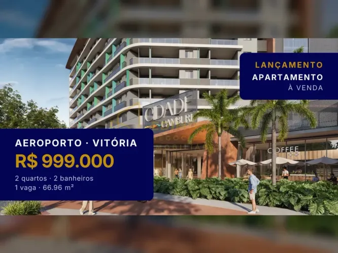 Aeroporto: Apartamento Moderno com Suíte e Varanda Venha Conhecer!