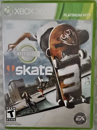 Jogo M. Física Xbox 360 - Skate 3. (Original/SemiNovo)
