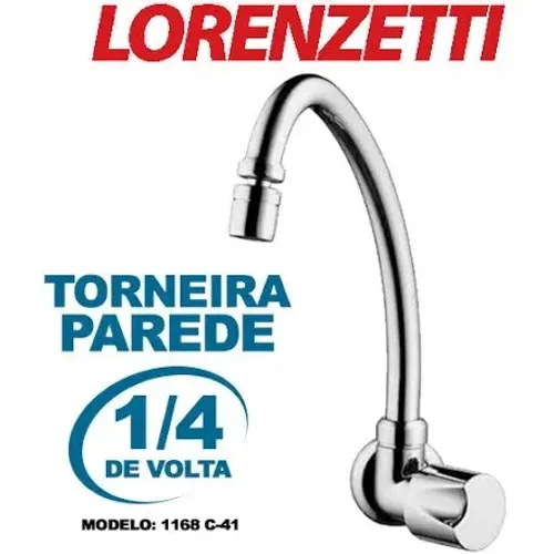 Torneira Lorenzetti cozinha 1168 C41
