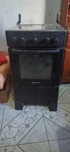 Fogão Atlas preto