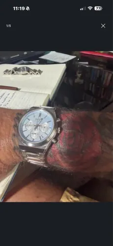 Seiko Chronograph SSB459 Azul 40mm Safira - Excelente Estado