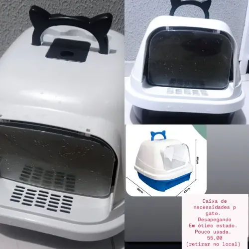 Caixa de necessidade para gato