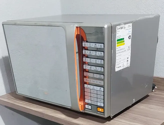 Micro-ondas inox com Grill Funcionando perfeitamente