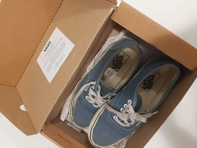 Tenis vans 37 azul original tênis corrida casual  viagem Carnaval 