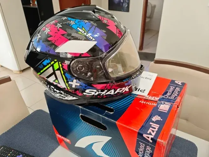 Capacete Shark Skwal I3 Hellcat Kub Led Original