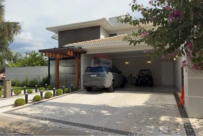 Casa para alugar no condomínio em Atibaia com 3 suítes e piscina