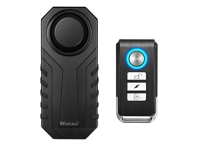 Alarme de Bicicleta de 113 dB Sem Fio Com Controle Remoto
