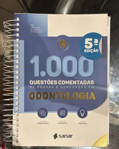 1.000 Questões Comentadas de Provas e Concursos em Odontologia