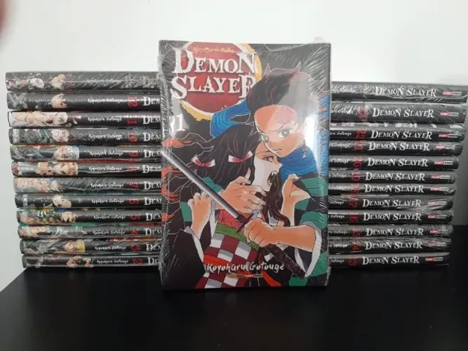 Coleção Mangá Demon Slayer Completa + Fanbook + Databooks (Aceito Oferta)