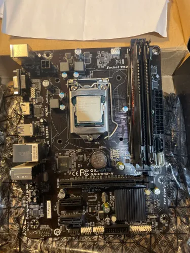Placa mãe e processador e memória