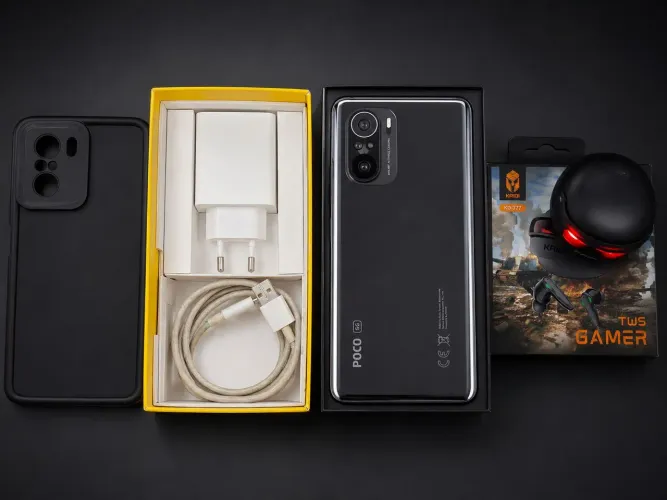 Poco F3 5G 256gb/8ram + Brinde Fone Gamer TWS - Completo na Caixa