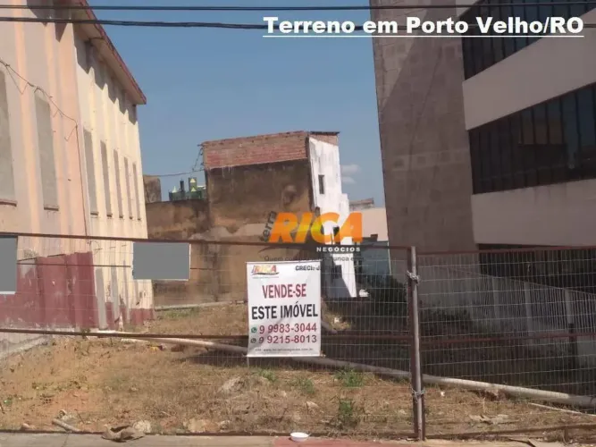 Terreno com 360m² à venda no centro da cidade, atrás do Shopping Cidadão