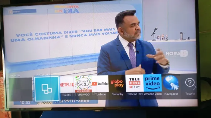 42 SMART SAMSUNG COM UMA LINHA NA TELA 