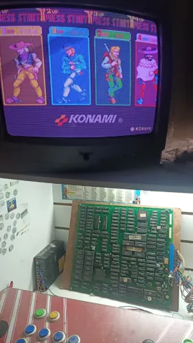 Placa fliperama Sunset riders Konami 4 jogadores jamma