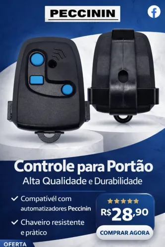 Controle Remoto para Portão - Novo