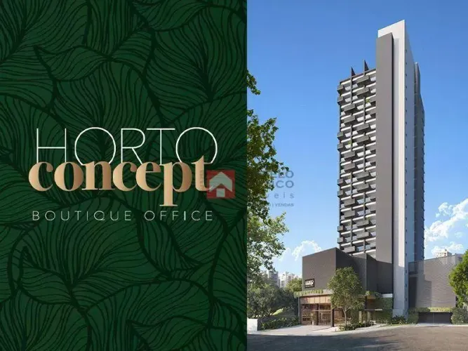 HORTO CONCEPT Salas de alto padrão com 34 a 46m² disponível para venda, a partir de R$586