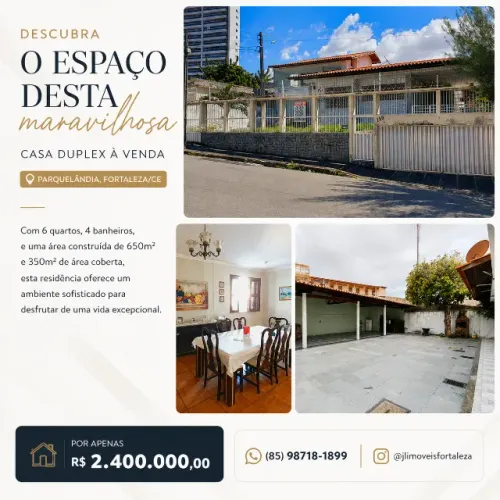 350m² Excelente Casa Na Parquelândia | Venda