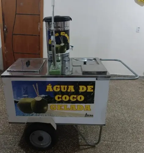 Carrinho de coco portátil marca alsa