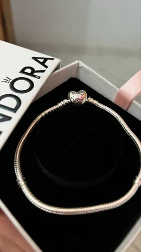 Pulseira Pandora Berloque De Coração