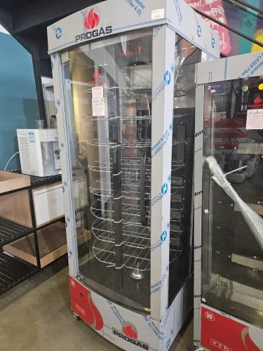 forno giratório multiuso 128kg a gás - novo