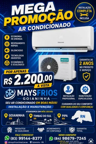 Ar condicionado 9.000 btus
