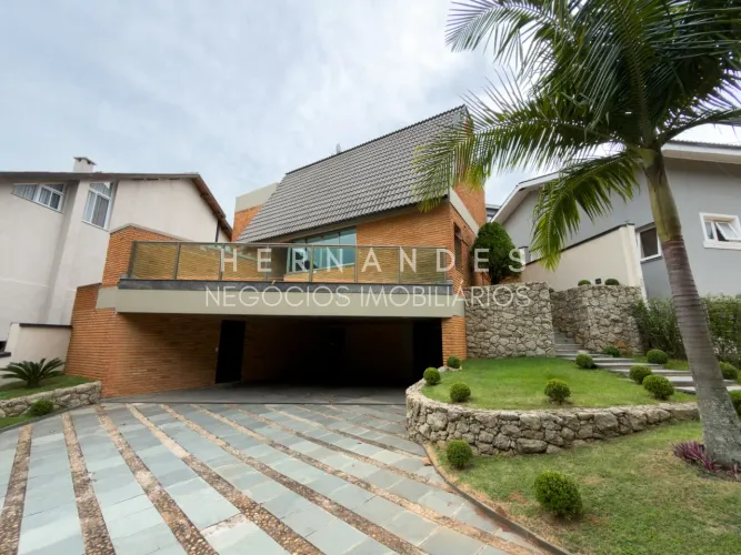 Imperdível: Casa de luxo em condomínio no Alphaville, Santana de Parnaíba-SP! 4 quartos, 4
