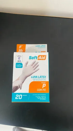 Kit luva látex P