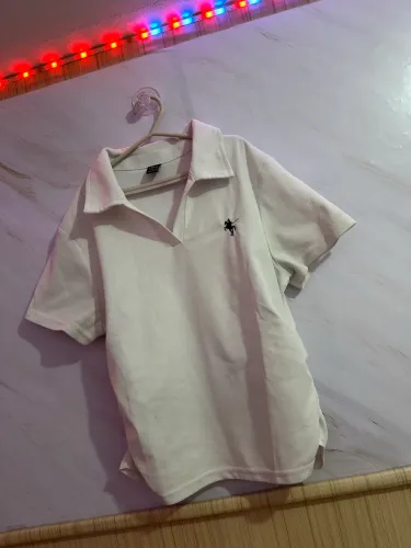blusa polo feminina