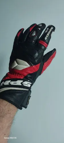 LUVA COURO MOTO SPIDI KERAMIDE PARA MOTOCICLISTA