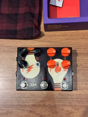 Pedal JAM Dual Overdrive\Distortion- Na caixa