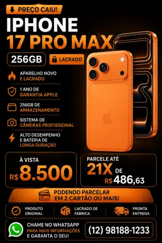 iPhone 17 pro max 256 - LACRADO