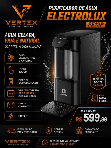 PURIFICADOR DE ÁGUA ELECTROLUX