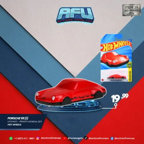 Porsche carreira 911 clip Hot Wheels