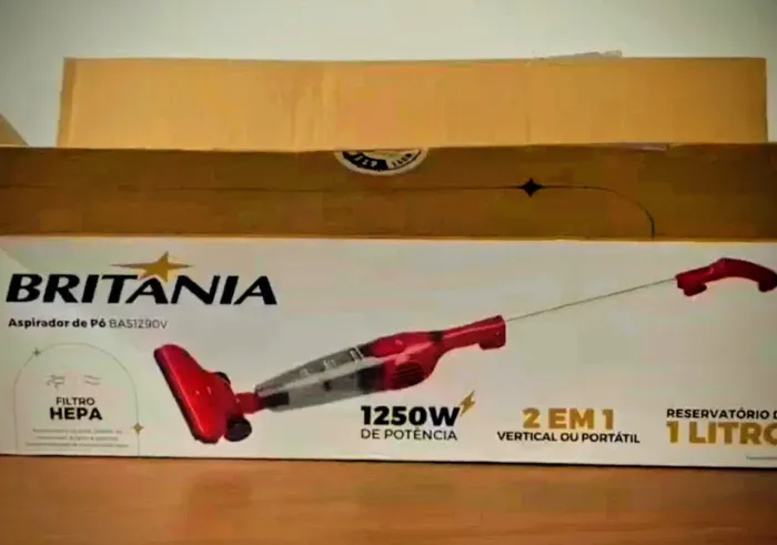 Aspirador De Pó Vertical 2 Em 1 Britânia Bas1290v 1250 W