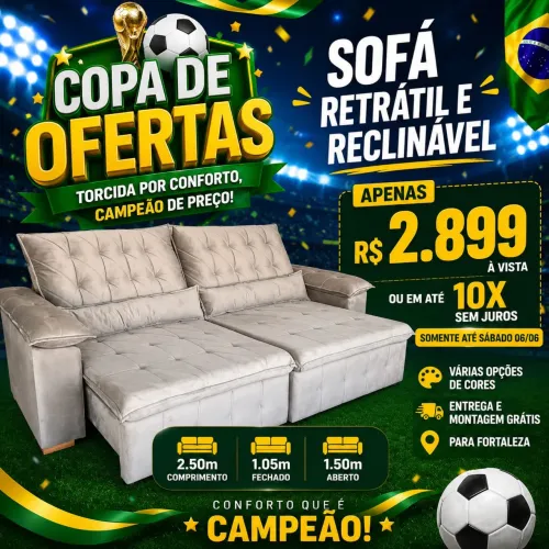 Sofá retrátil 