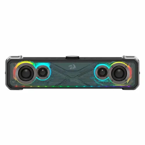 Caixa de Som Redragon Surge GS817 RGB Bluetooth 3.5mm - Preto