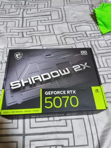 MSI 5070 SHADOW 2X OC 12GB GDDR7 ZERADA + GARANTIA IGUAL 4070 SUP TI 3090 9070 DLSS5.0!!