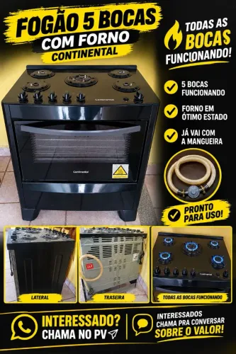 Fogão 5 bocas