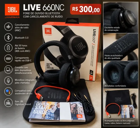 Fone JBL 660NC Live