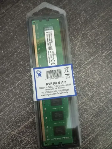 Memória ddr3 8gb 1600mhz