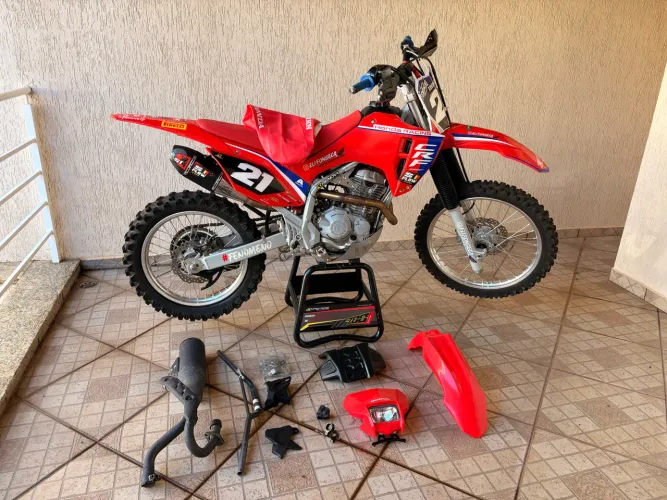 Honda CRF 300f 2026 lotada de acessórios !