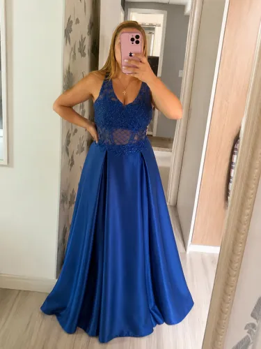 Vestido azul tamanho P