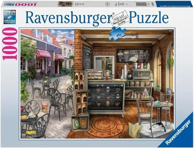 Puzzle quebra-cabeça Ravensburger Quaint Cafe, 1000 peças