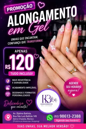 Realce sua beleza e deixe suas unhas impecáveis!