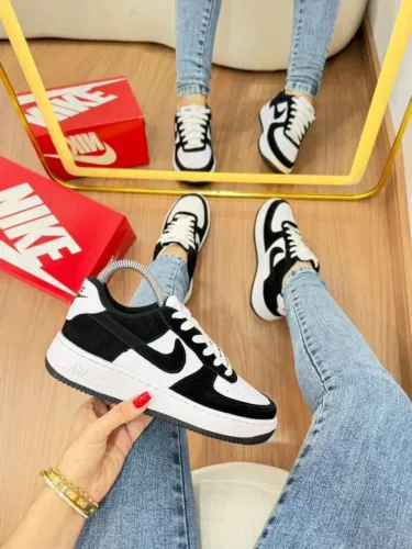 Nike Air Force 1 Low Panda todos os tamanhos