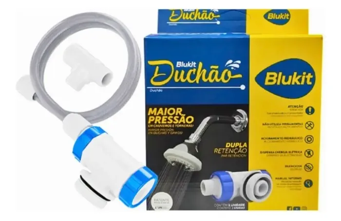 Válvula Duchao Blukit Aumenta Pressão para Caixa D?água com dupla retenção
