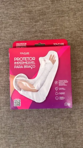 Protetor Impermeável para Braço Tovcare - Proteção para Curativos e Cirurgia
