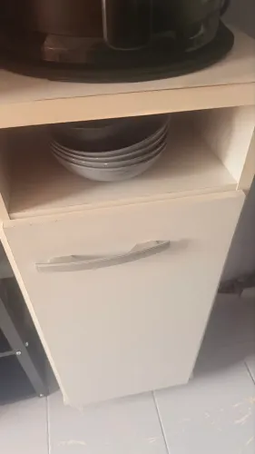 2 armários suporte cozinha