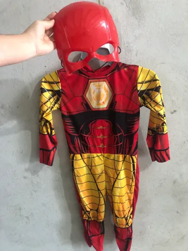 FANTASIA HOMEM DE FERRO INFANTIL